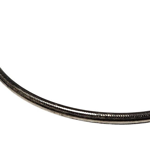 Retro Metal Bangle Bracelets Classic 80s 90s Fashion Minimalist Jewelry Set of 4 - Picture 2 of 6